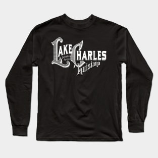 Vintage Lake Charles, LA Long Sleeve T-Shirt